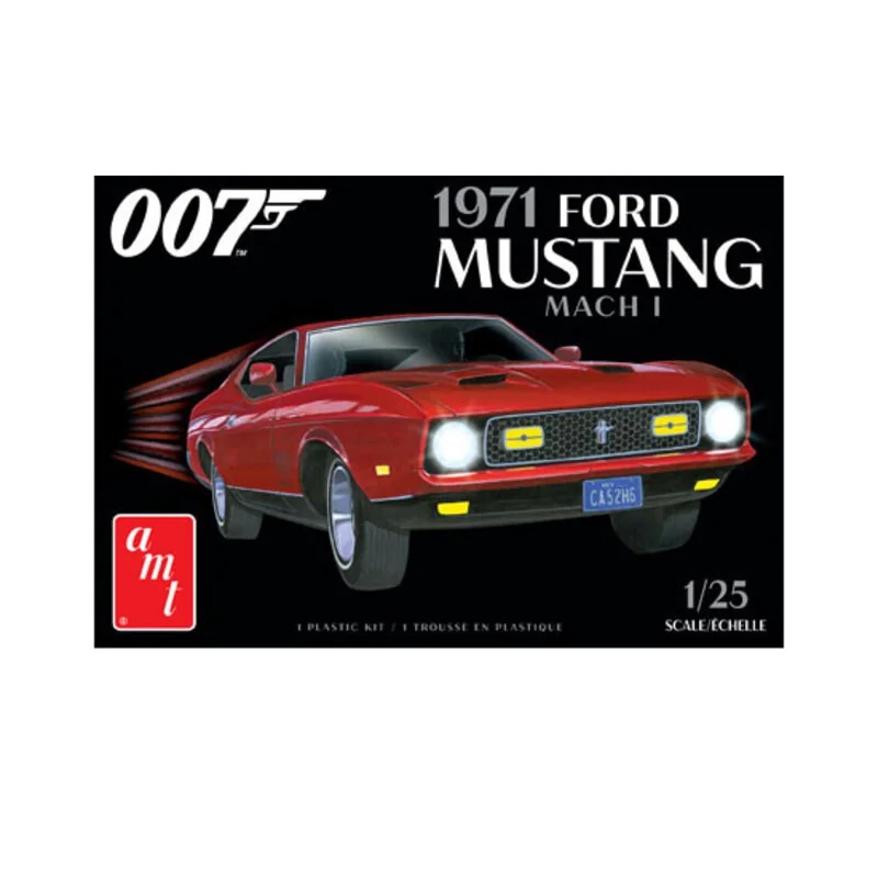 Maquette voiture James Bond 1971 Ford Mustang Mach I 1:25