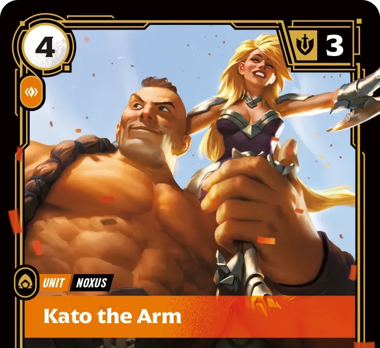 Riftbound - Carte Kato le bras Armes Spirituelles FOIL FR