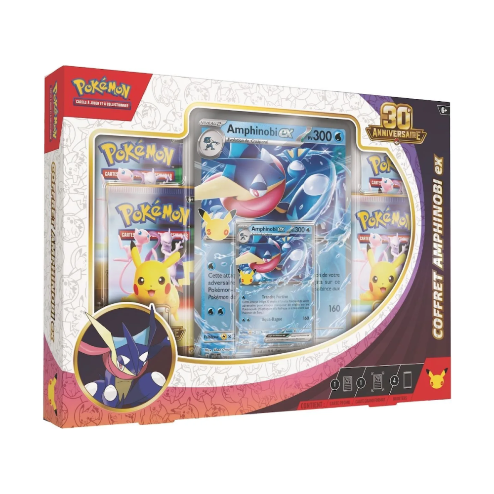 POKEMON - 30ème Anniversaire - Coffret Amphinobi-ex (2) - FR