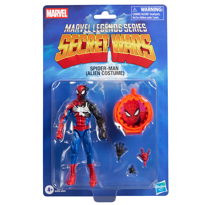 Figurine – MARVEL SECRET WARS Spider-Man Alien Costume Marvel Legends Series Hasbro