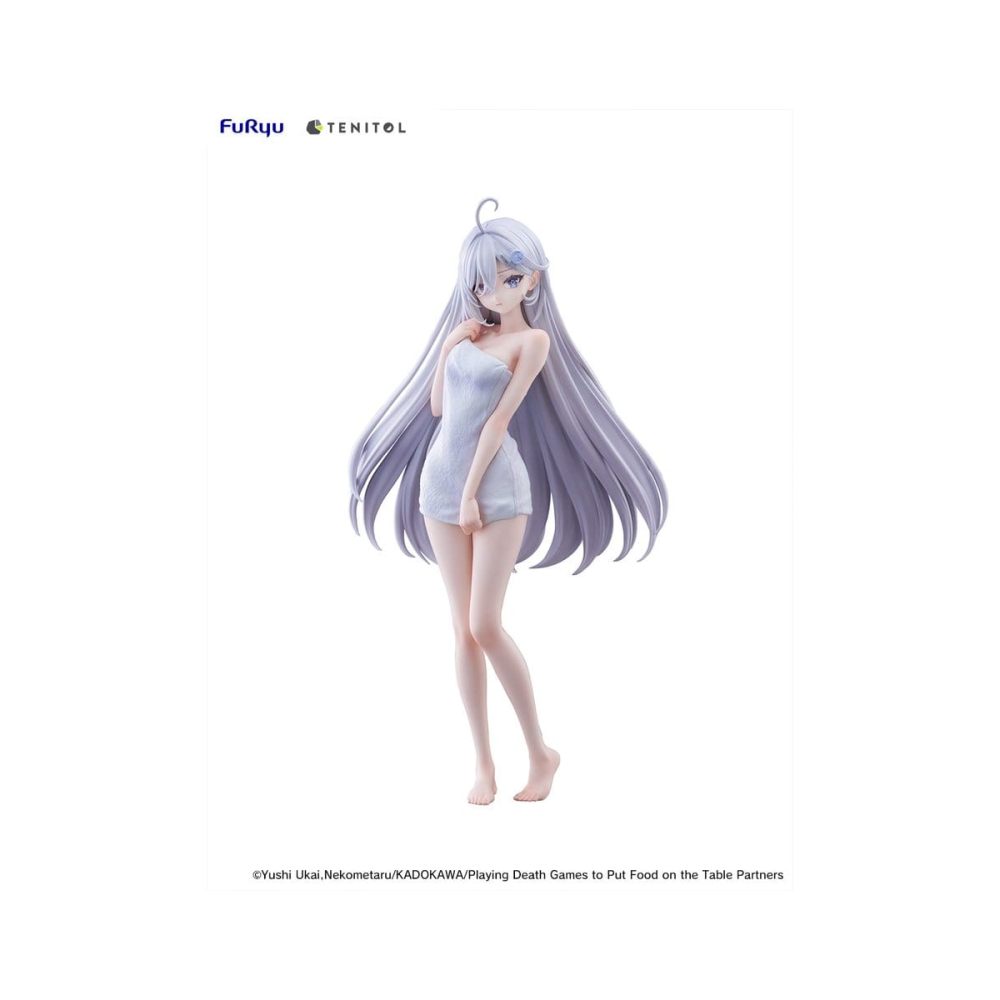 Playing Death Games to Put Food on the Table Figurine Light Novel Yuki Golden Bath Ver. 30 cm