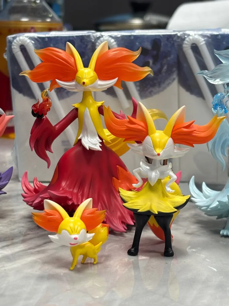 [REMAINING BALANCE] 1/20 Scale World Figure [MOYU] – Fennekin & Braixen & Delphox