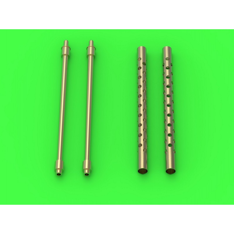 Canons de calibre .50 (12,7 mm) pour avions Browning M2 (x 2 pièces) (conçus pour être utilisés avec les kits Airfix, Kinetic Mo