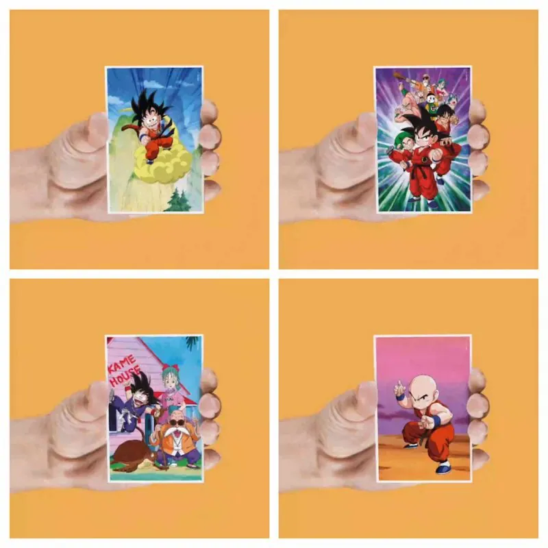 Dragon ball 4 lenticular magnets set