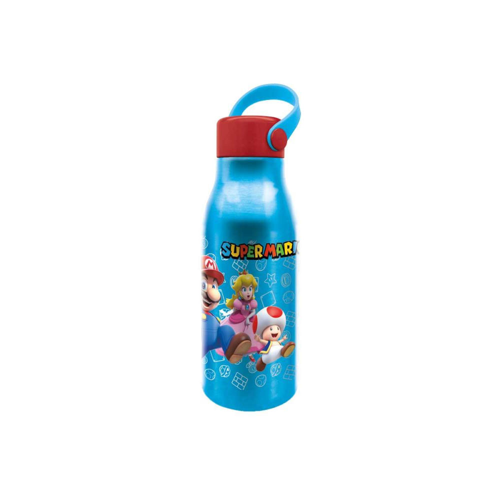 SUPER MARIO - Bouteille en Aluminium avec Anse - 760ml