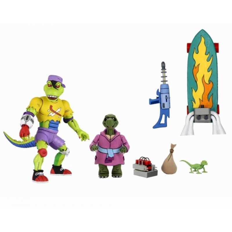 Figurine TMNT Tortues Ninja Cartoon Ultimate Mondo Gecko 18cm