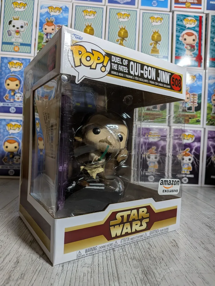 Star Wars Duel of the Fates #508 – Qui-Gon Jinn (AE) – Funko Pop!