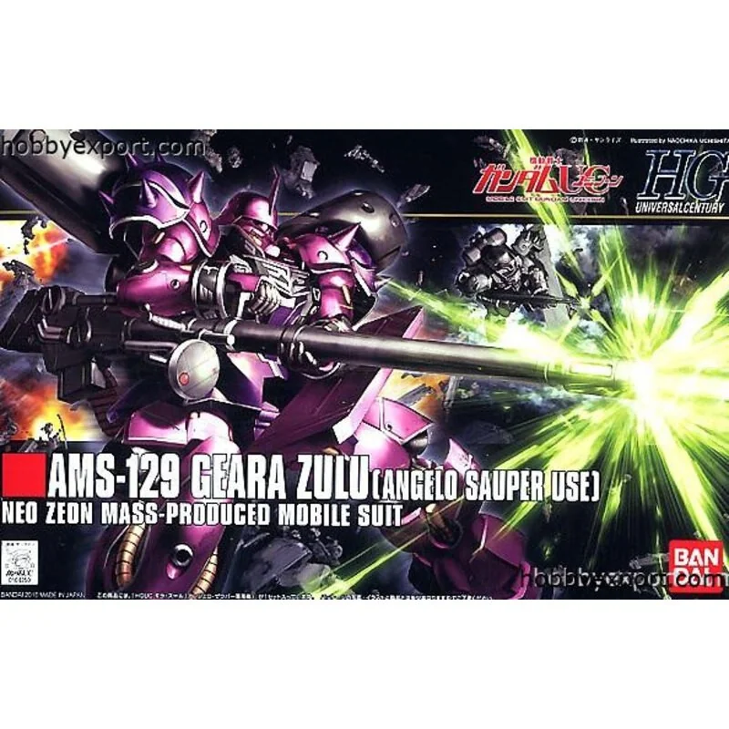 Gunpla Ams 129 de haute qualité geara zulu angelo sauper custom