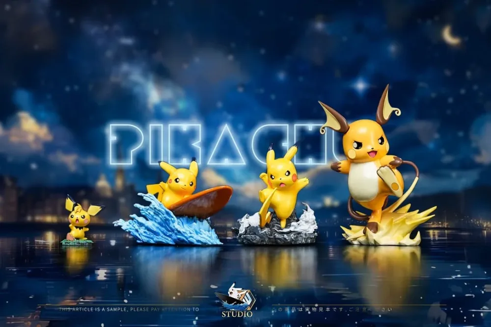 [IN STOCK] 1/20 Scale World Figure [MMW] – Pikachu & Raichu & Pichu