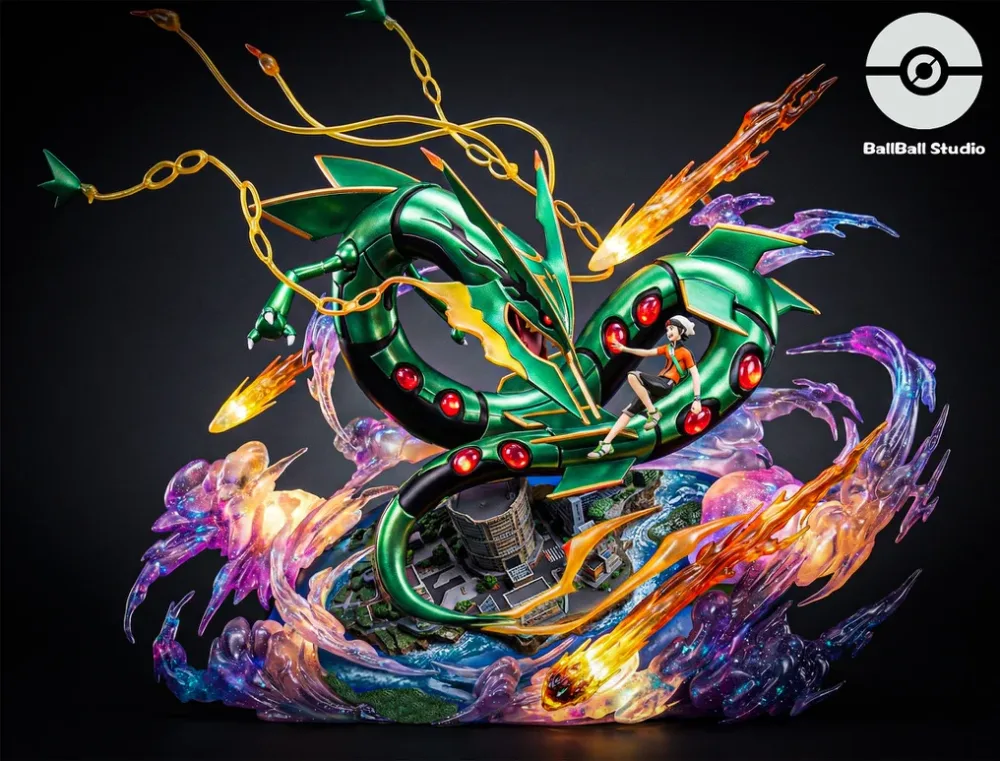 [PREORDER] GK Statue [BALLBALL] – Ruby (Adventures) & Mega Rayquaza