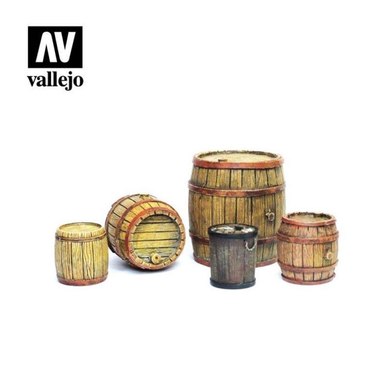 Ajouter des pièces : 1/35 ; Barils en bois