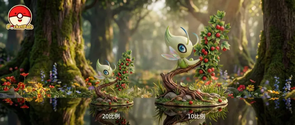 [PREORDER] 1/20 Scale World Figure [POCKETPALS] – Celebi