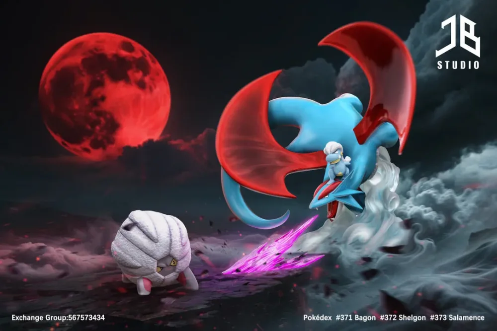 [PREORDER] 1/20 Scale World Figure [JB] – Bagon & Shelgon & Salamence