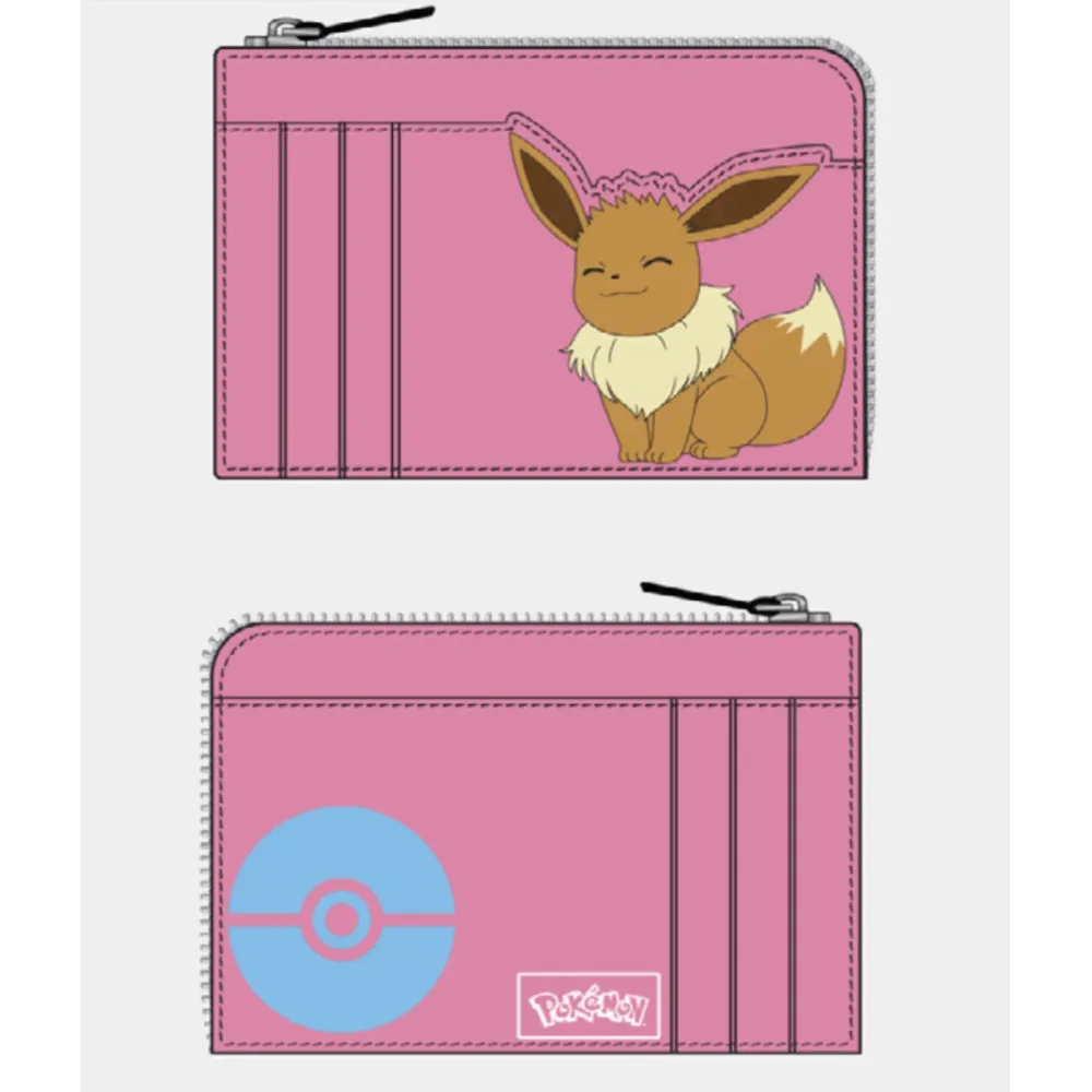 POKEMON - Evoli - Porte-Cartes Rose