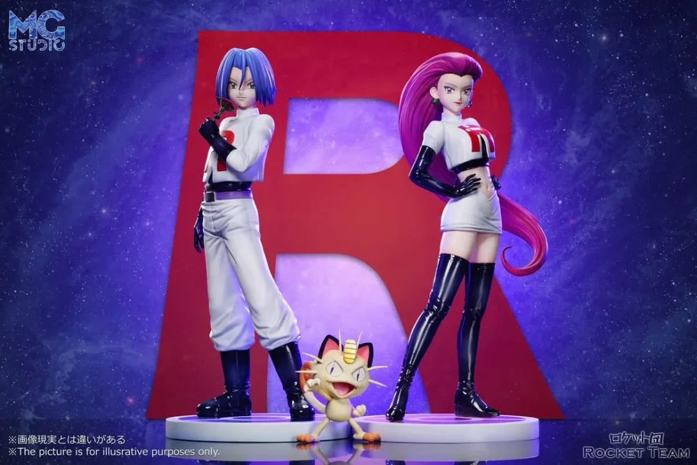 [PREORDER] 1/8 Scale World Figure [MG] – Jessie & James & Pikachu & Meowth