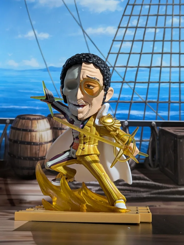 Mighty Jaxx – One Piece Freeny's Hidden Dissectibles Marines Edition · Borsalino / Kizaru (~10cm)
