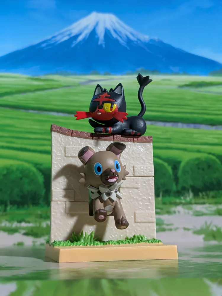 Re-Ment Pokémon – Flamiaou & Rocabot · Litten & Rockruff · Nyabby & Iwanko · Welcome Home Collection