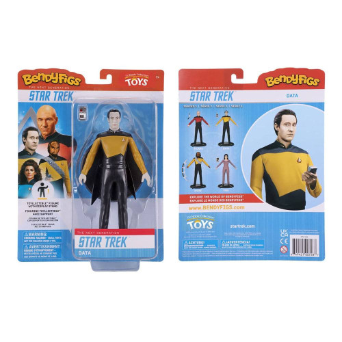 Star Trek: The Next Generation figurine flexible Bendyfigs Lt. Cmdr. Data 19 cm - NOBLE COLLECTION