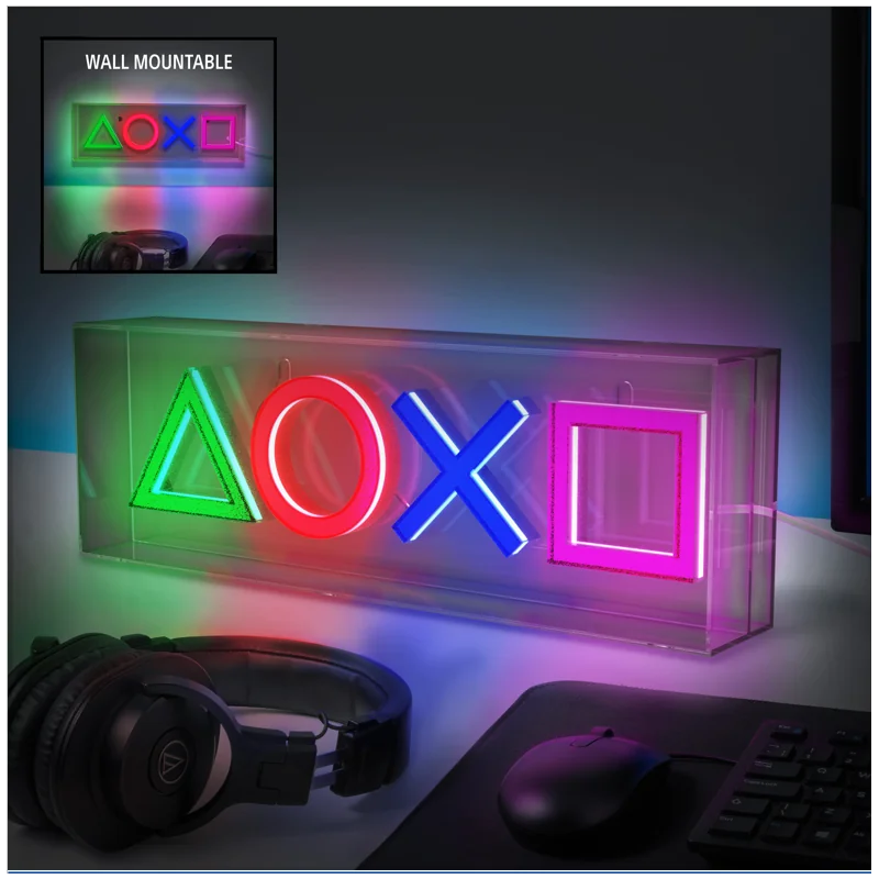 PLAYSTATION - Lampe Led Neon 9.96x29.8cm