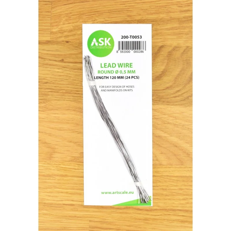 Fil conducteur - Rond Ø 0,5 mm x 120 mm (24 pcs)