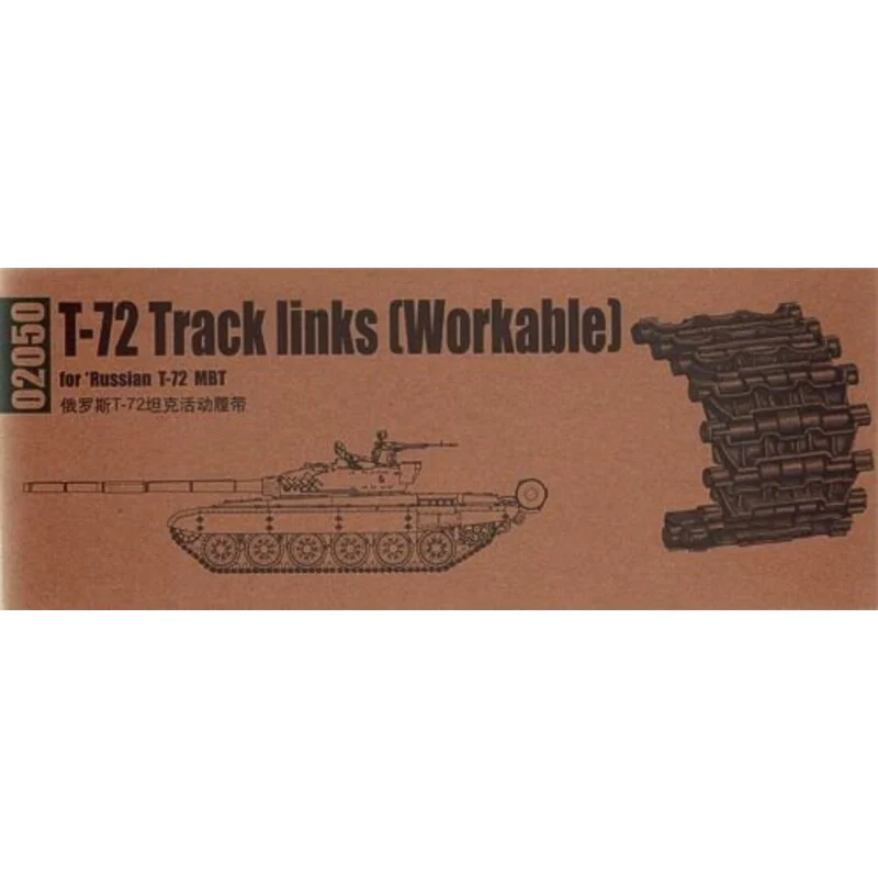 Chenilles T-72 maillons de chenille