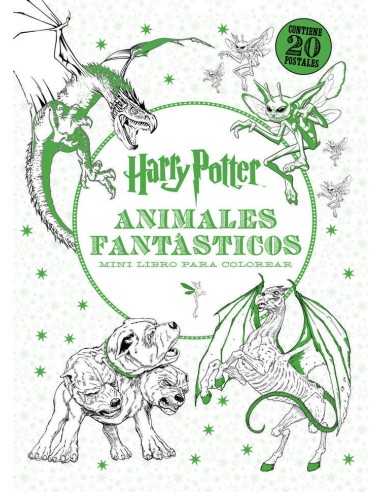 Harry Potter: Mini Libro Animales Fantásticos Para Colorear – Livre
