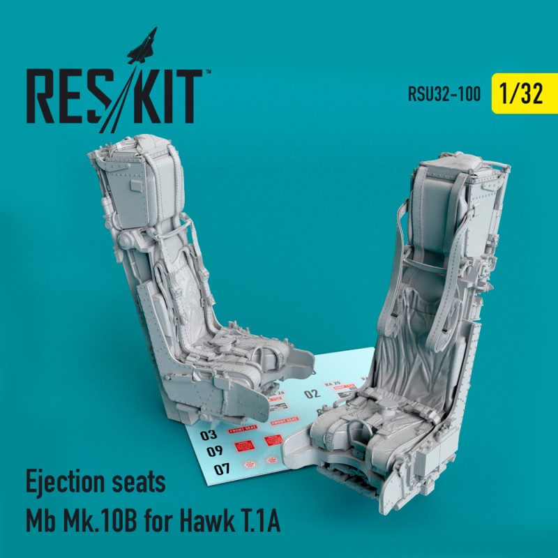 Ejection seats Mb Mk.10B for Hawk T.1A (3D Printing) Revell