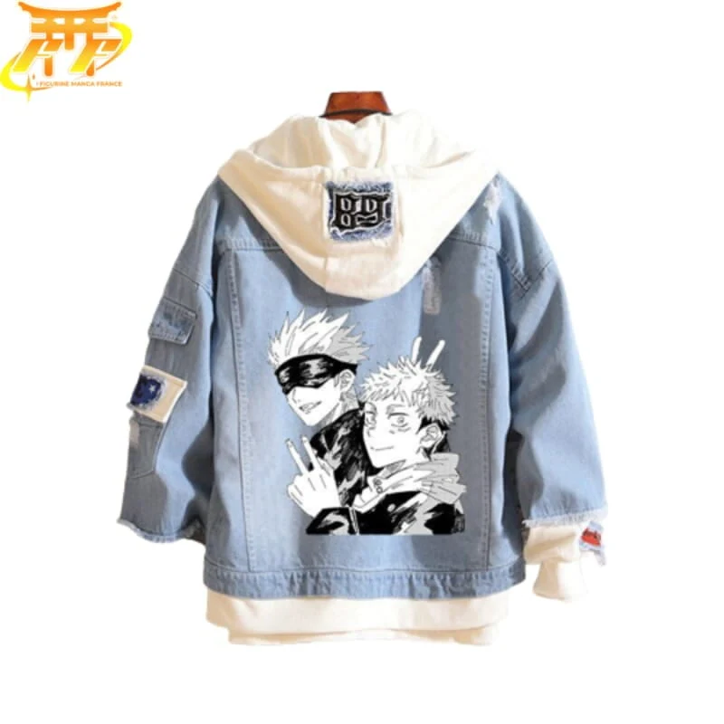 Veste en jean Gojo X Yuji - Jujutsu Kaisen™