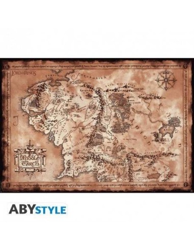 EL SEÑOR DE LOS ANILLOS – Póster "Mapa" (91,5x61)