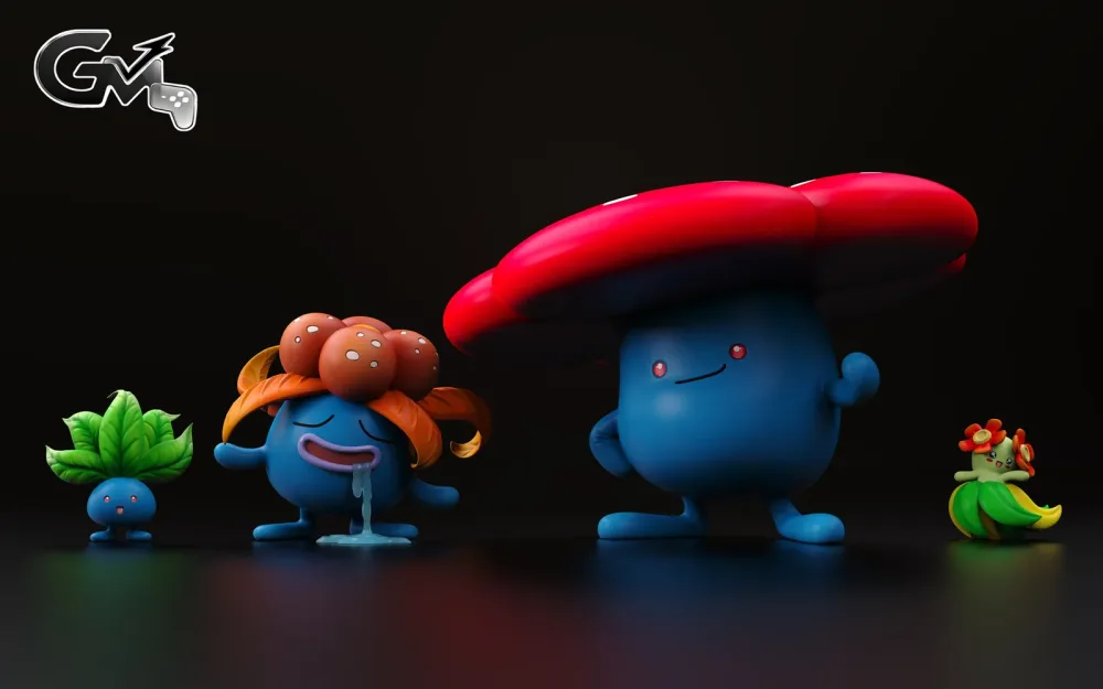 [PREORDER] 1/20 Scale World Figure [GM] – Oddish & Gloom & Vileplume