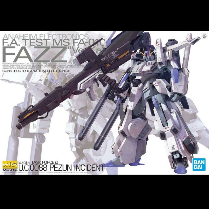 GUNDAM Master Grade Sentinel Fazz Ver. KA Bandai – Gunpla