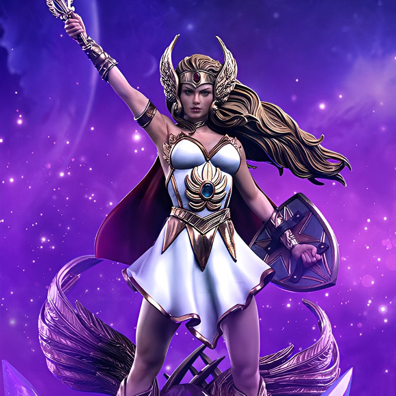 MAITRES DE L'UNIVERS She-Ra Unleashed Art Scale Iron Studios – Statue