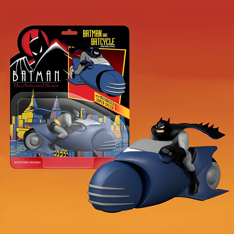 BATMAN The Animated Series 2 The Batcycle & Batman Mezco Toys – Comic