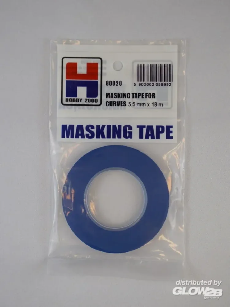 Ruban de masquage pour courbes 5,5 mm x 18 m