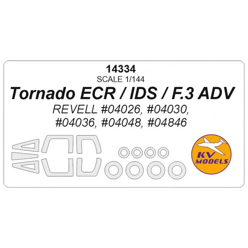 Panavia Tornado ECR / IDS / F.3 ADV (conçu pour être utilisé avec Revell RV4026, RV4030, RV4036, RV4048, RV4846) + masques de ro