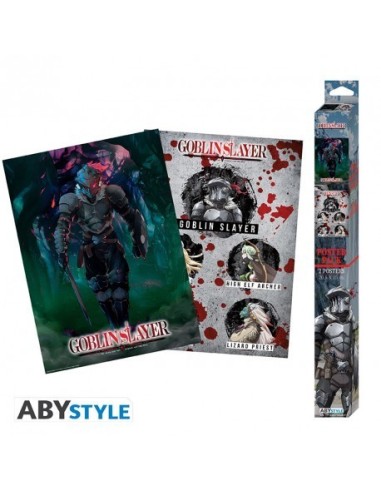 GOBLIN SLAYER – Set 2 carteles de Chibi · Groupe & Slayer (52x38)