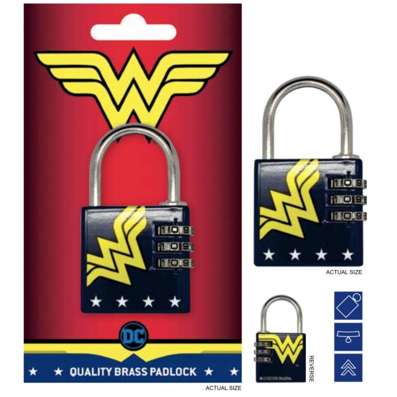 DC COMICS - Cadenas avec code - Wonder Woman