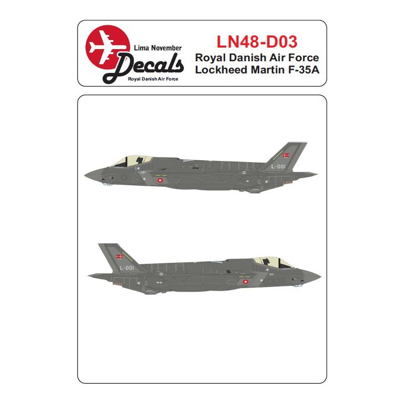 Décal Lockheed-Martin F-35A Force aérienne royale danoise