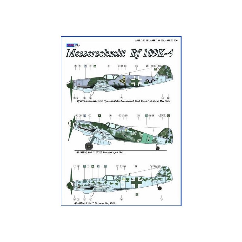 Accessoire Messerschmitt Bf-109K-4Bf-109K-4, Stab III