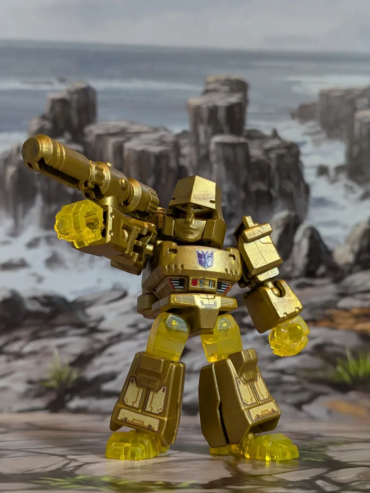 Transformers Heavy Metal War (DV03) – Brilliant Megatron (~4-6cm) | Blokees