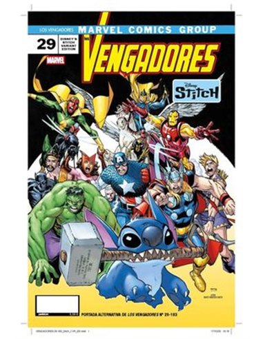 Los Vengadores (portada Alternativa Disney Stich) – Volume 29