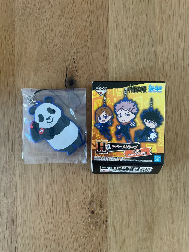 Porte-clés – Jujutsu Kaisen – Rubber Panda Ichiban Kuji Kyun-Chara Illustrations 7 cm