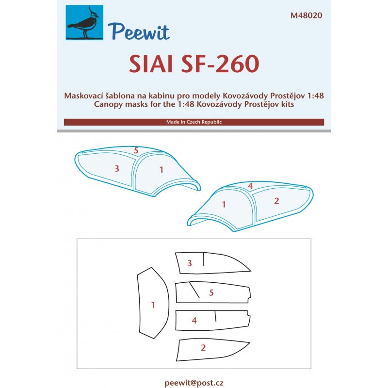 SIAI SF-260 (conçu pour être utilisé avec les kits Kovozavody Prostejov) [SF-260TP SF-260D SF-260W SF-260EA]