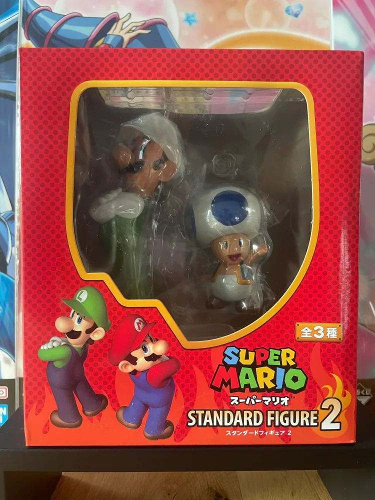 Super Mario – Luigi & Toad Super Mario Standard Figure Vol.02 Fire 16 cm Nihon Auto Toy – Figurine