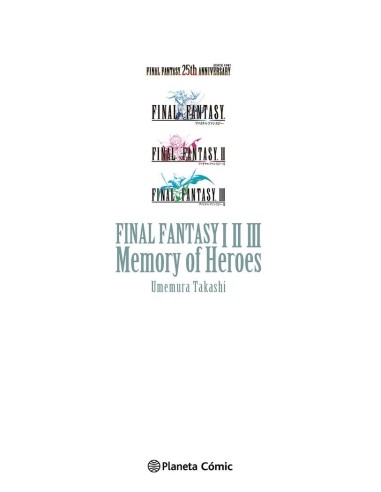 Final Fantasy I II III Memory of Heroes Novela) – Livre