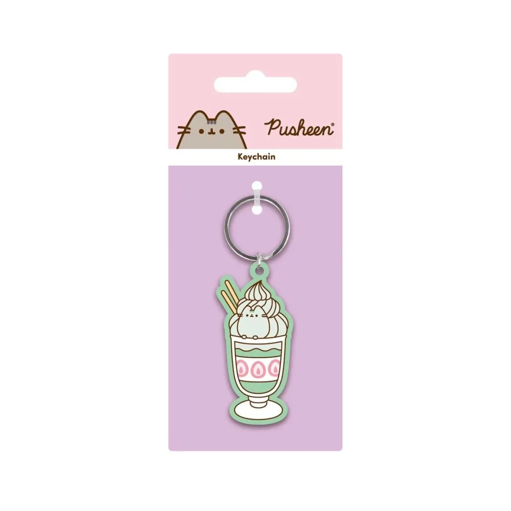 PUSHEEN - Glace - Porte-clés en PVC