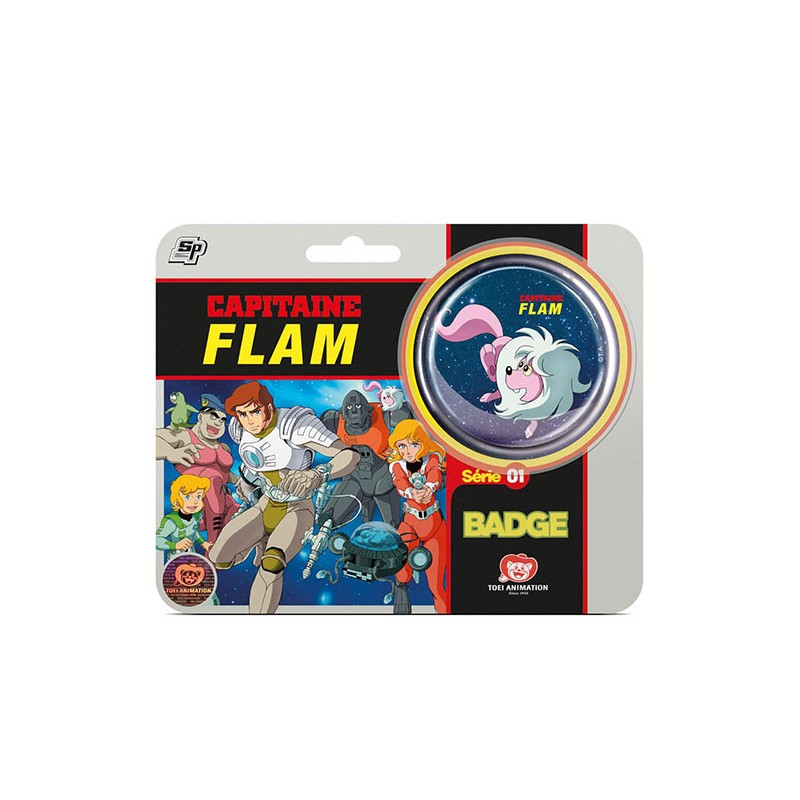 Capitaine Flam Badge Blister Limaye 5,6cm